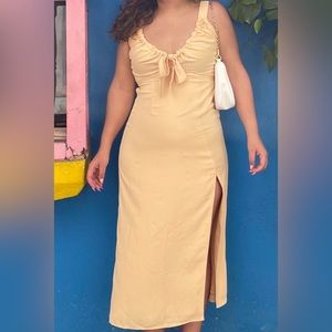 yellow abercrombie dress!